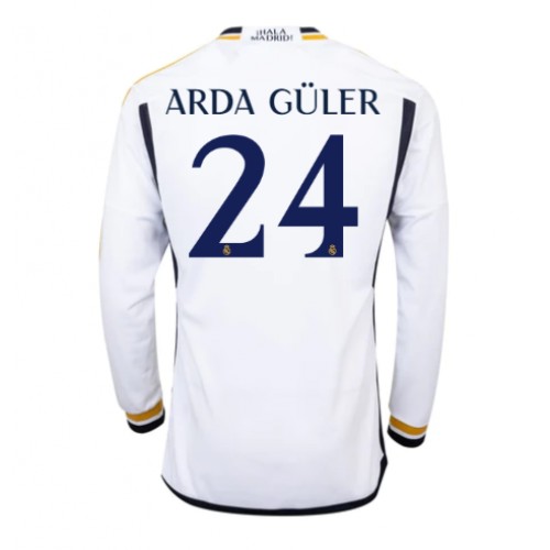 Maillot de foot Real Madrid Arda Guler #24 Domicile 2023-24 Manche Longue